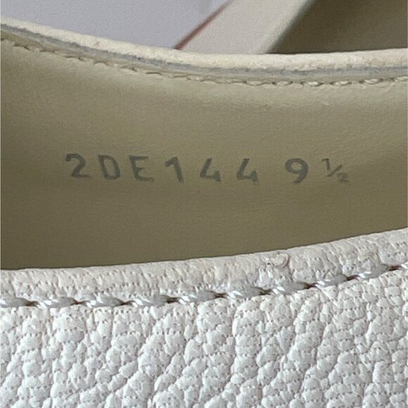 Prada Men Loafers Ivory Leather Moccasins Size 9.5 - Picture 9 of 15